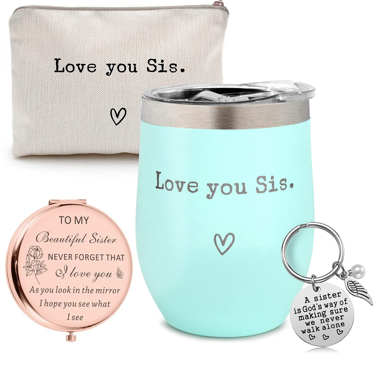 Taza 12 oz de SHOW-YA con grabado para hermana, ideal para el café diario
