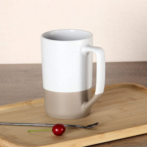 SHOWFULL 16 oz moteada negra, estilo moderno para la mesa.