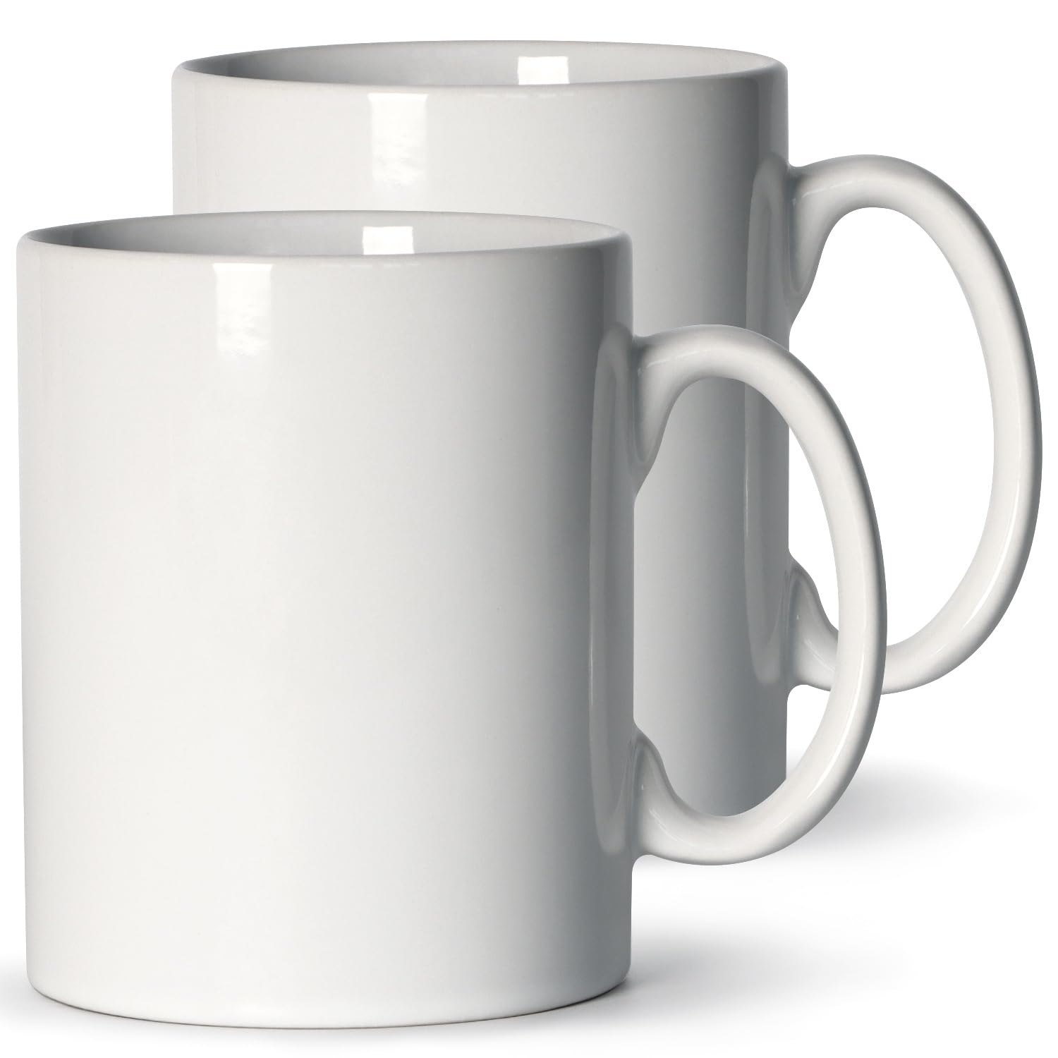 SHOWFULL tazas grandes 22 onzas, juego de 2, ideales para desayunos abundantes.