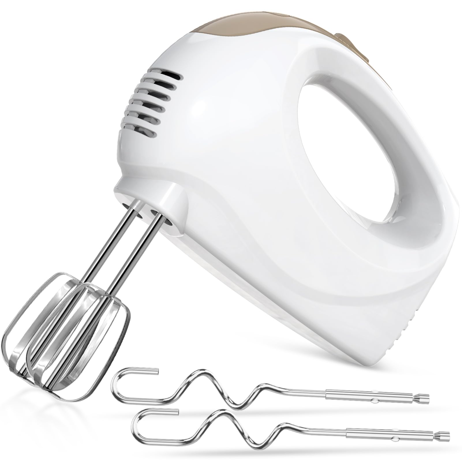 Showvigor batidora de mano con mango ergonómico para uso cómodo