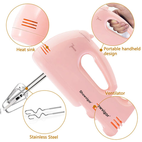Accesorios de acero inoxidable del Showvigor para batir y mezclar.