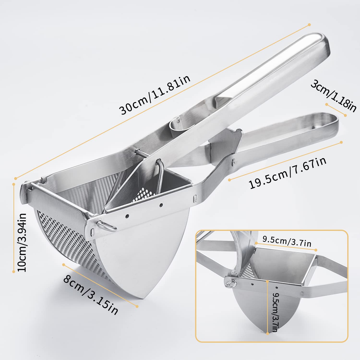Shoxil uso multifuncional en la cocina para patatas, verduras y purés de bebé