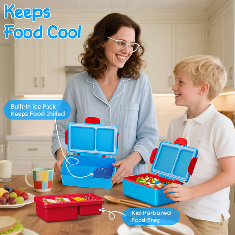 SHPMXUPW Game Kids Bento materiales sin BPA ni ftalatos para seguridad.