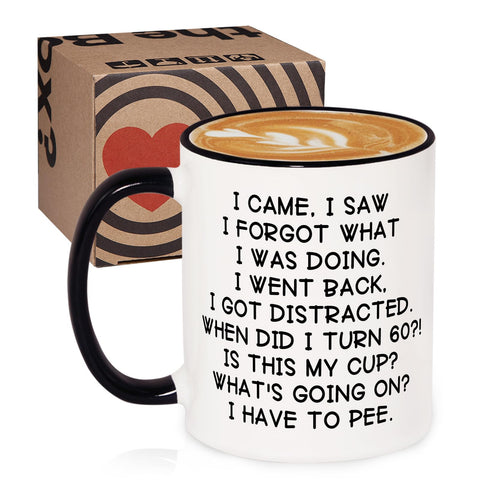 Taza de cerámica Shqiueos 11oz con acabado blanco brillante.