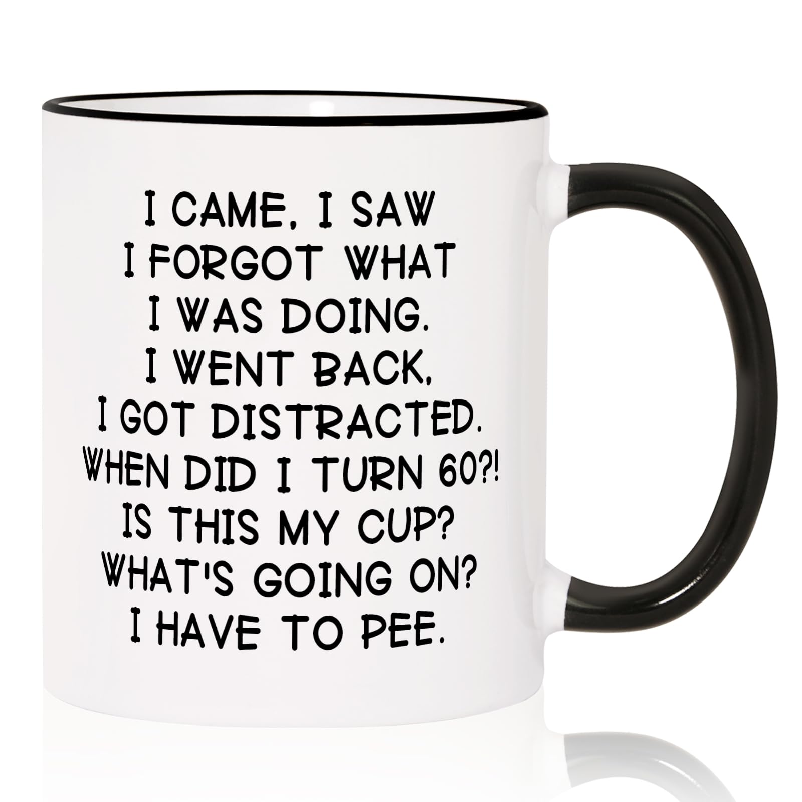 Taza Shqiueos con diseño gracioso para el 60º cumpleaños.