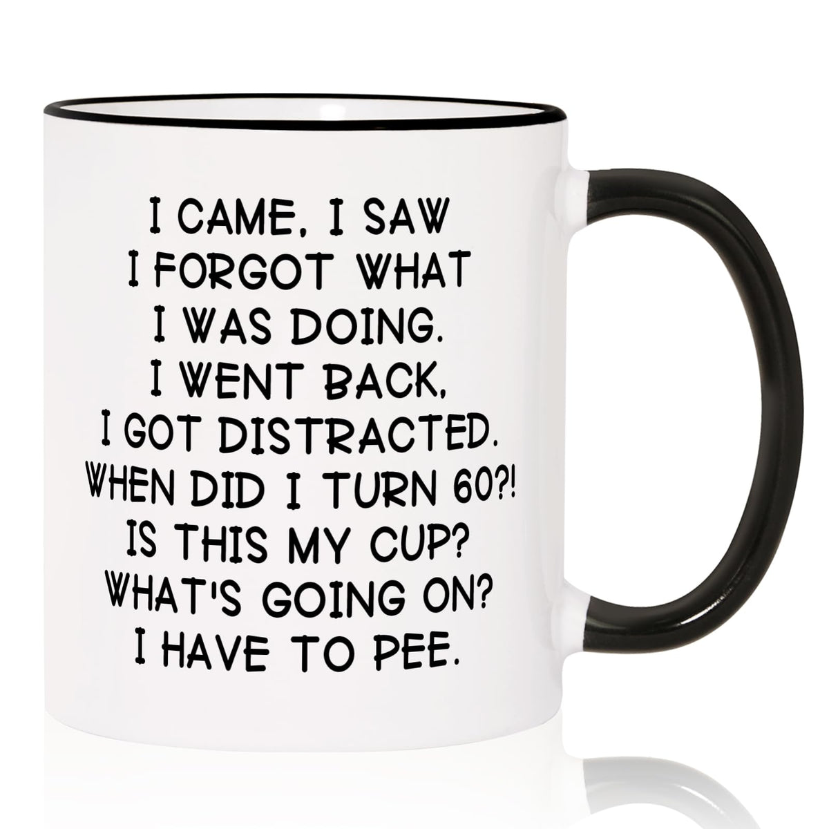 Taza Shqiueos con diseño gracioso para el 60º cumpleaños.