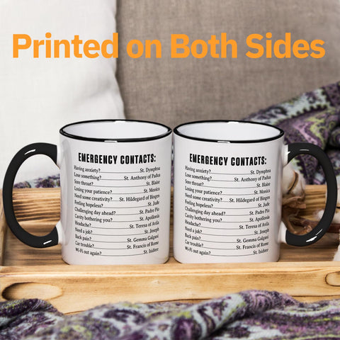 Taza de inspiración Shqiueos para lectura espiritual y ritual matutino.