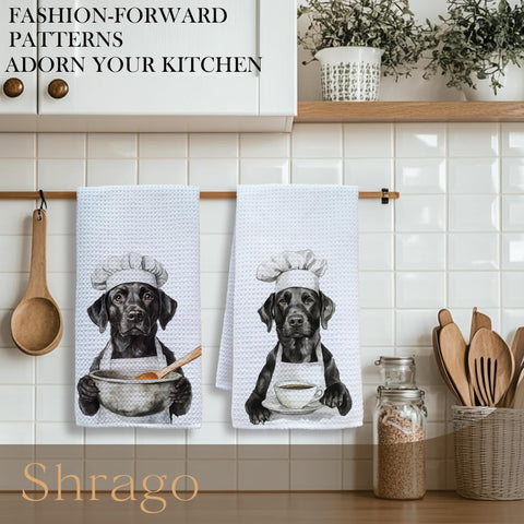 Shrago toallas de cocina con diseño colorido, añade energía y color al espacio culinario.