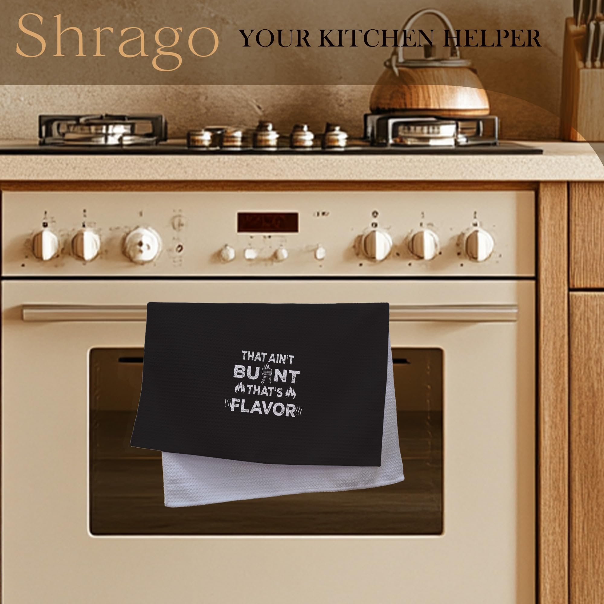 Shrago toallas de doble función, decoran y limpian derrames con facilidad.