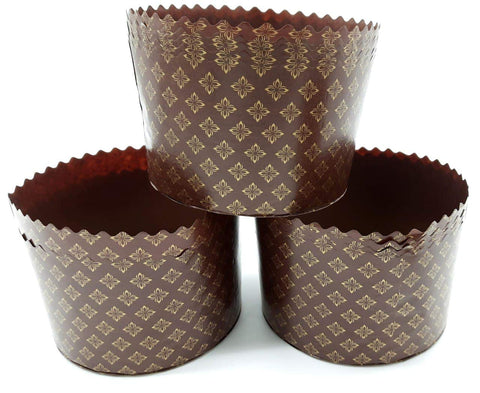 SHSH Trade Group Diseño marrón estable, ideal para panettone y repostería.