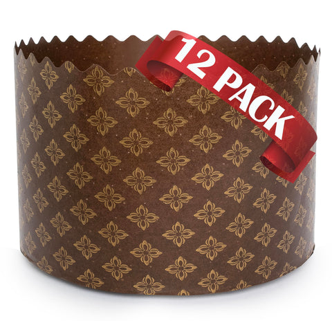 SHSH Trade Group molde paska para panettone grande con recubrimiento antiadherente para hornear fácil