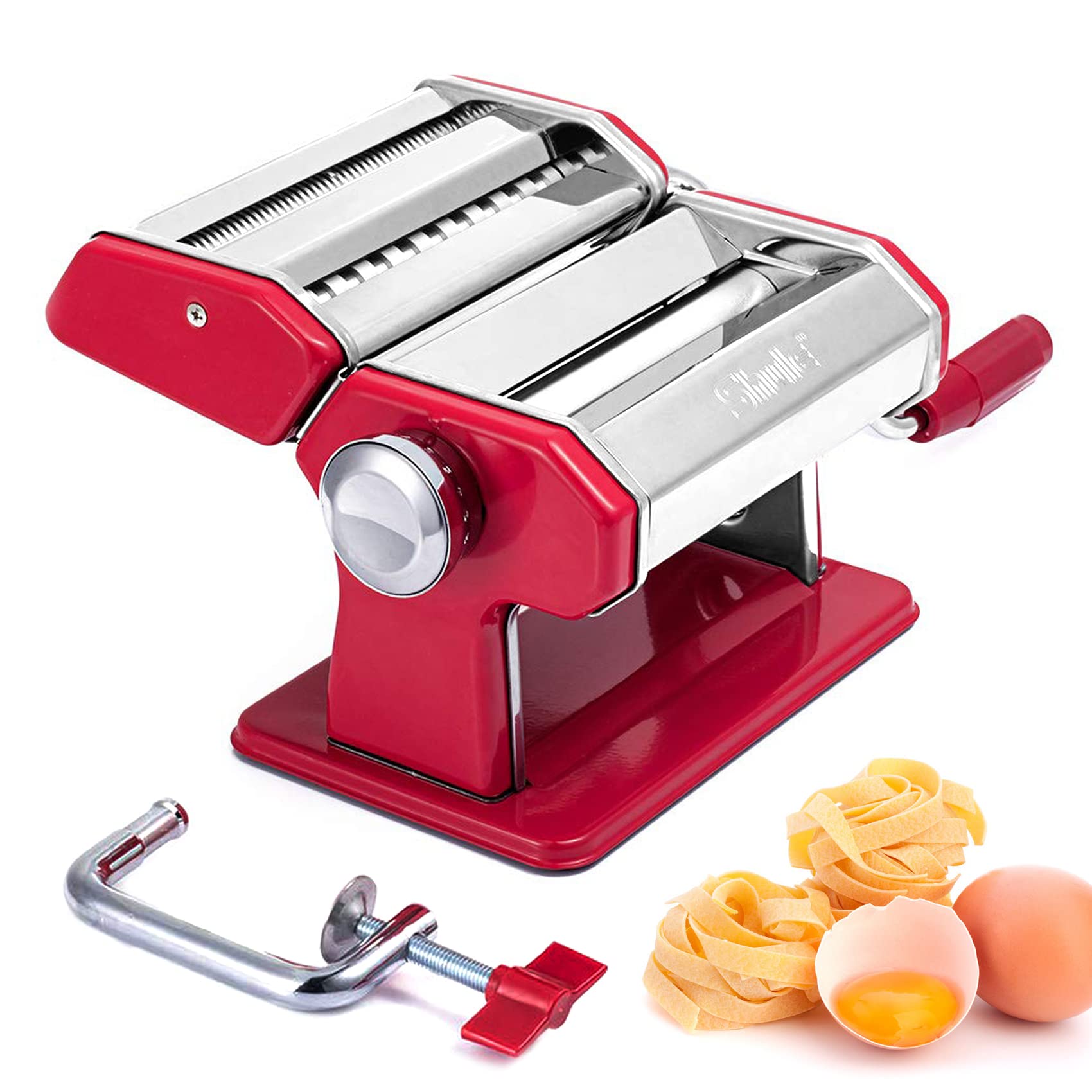 Shule Maquina de Pasta en acero inoxidable para uso doméstico seguro.