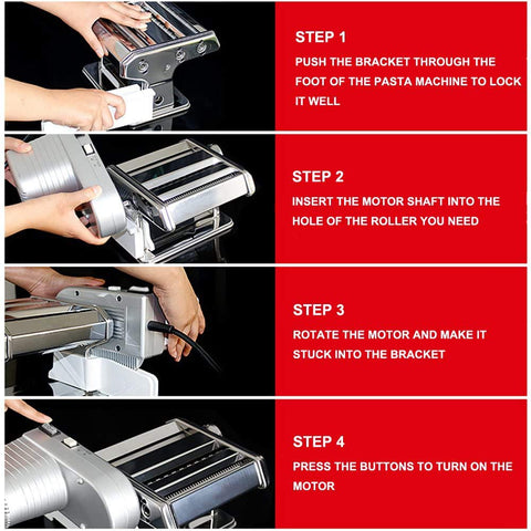 Shule Pasta Maker: ajuste de espesor 0.5-3 mm con perilla para masas precisas.