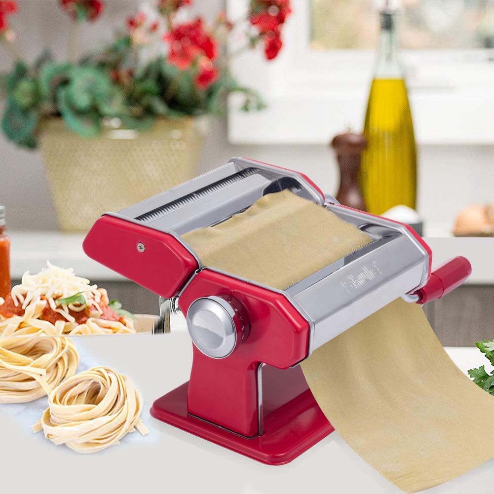 Rodillos y cortadores de aluminio anodizado para distintas pastas.