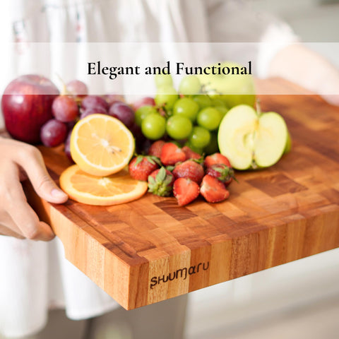 SHUMARU tabla con agarradores ergonómicos para manejo cómodo