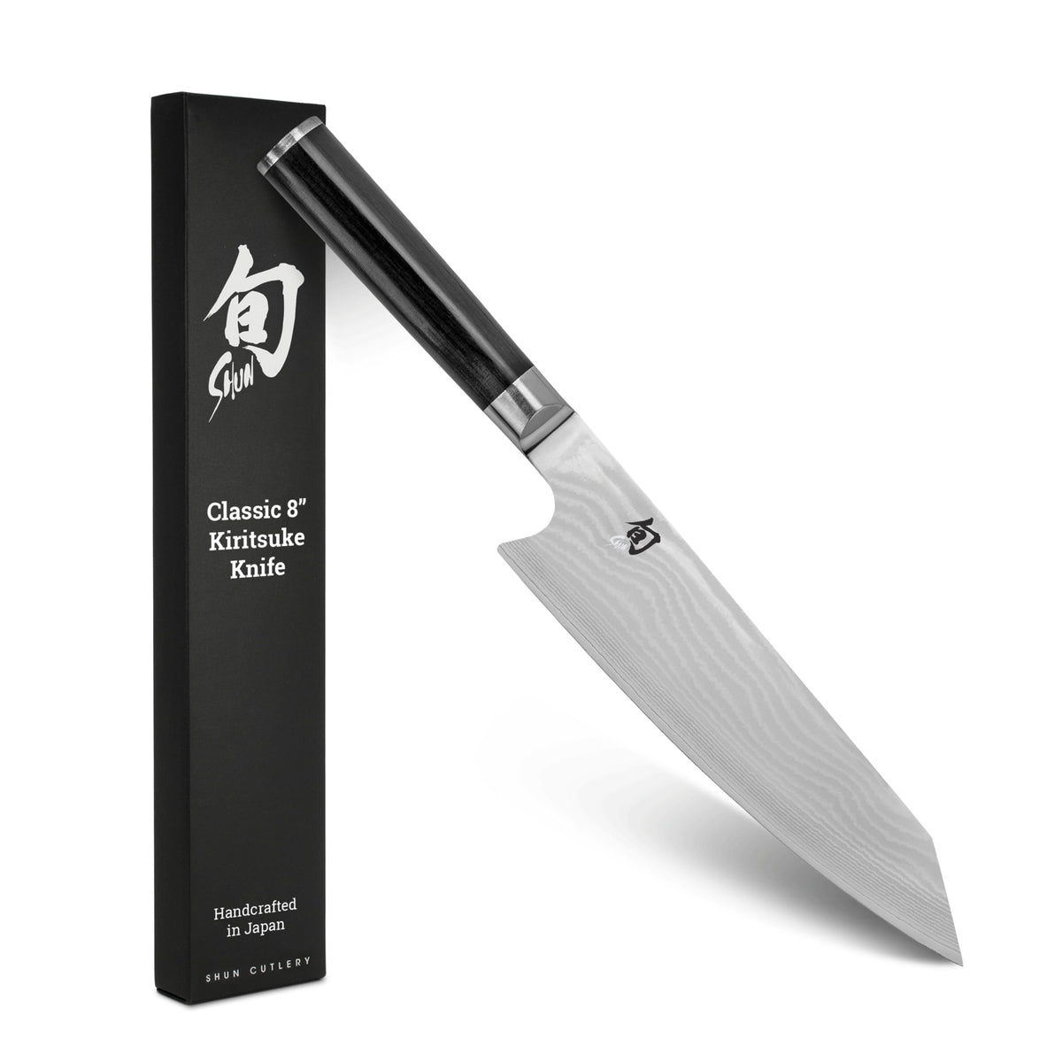 Shun Classic Kiritsuke de 8 pulgadas listo para cortar verduras con precisión
