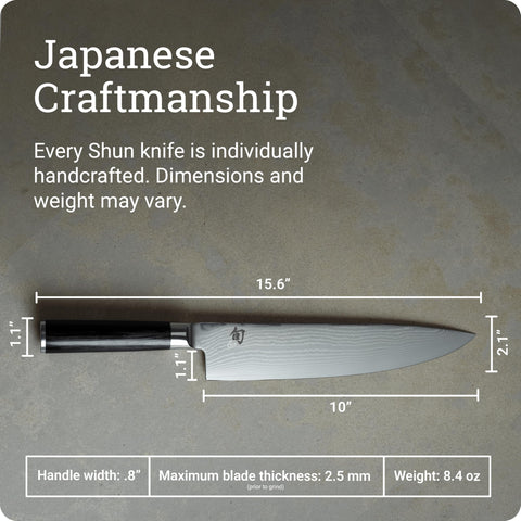 Corte de verduras con Shun Classic para la cocina diaria.