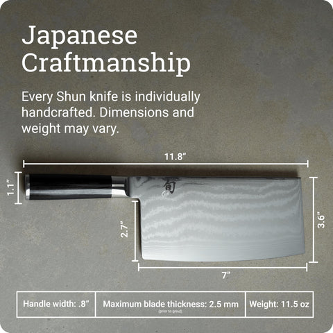 Shun Classic 7 pulgadas mango pakkawood para uso cómodo.