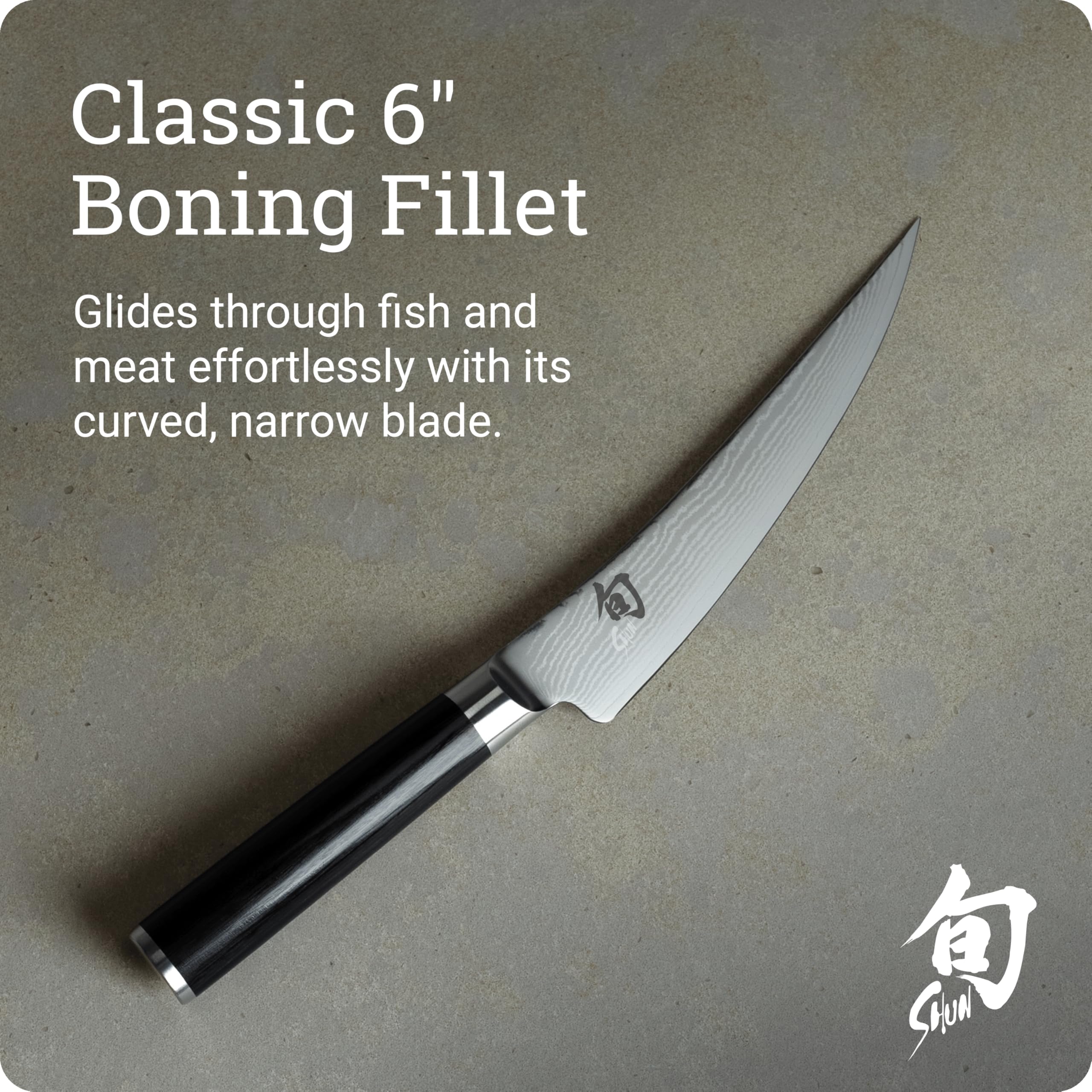 Borde de 16 grados de Shun Classic para filo duradero