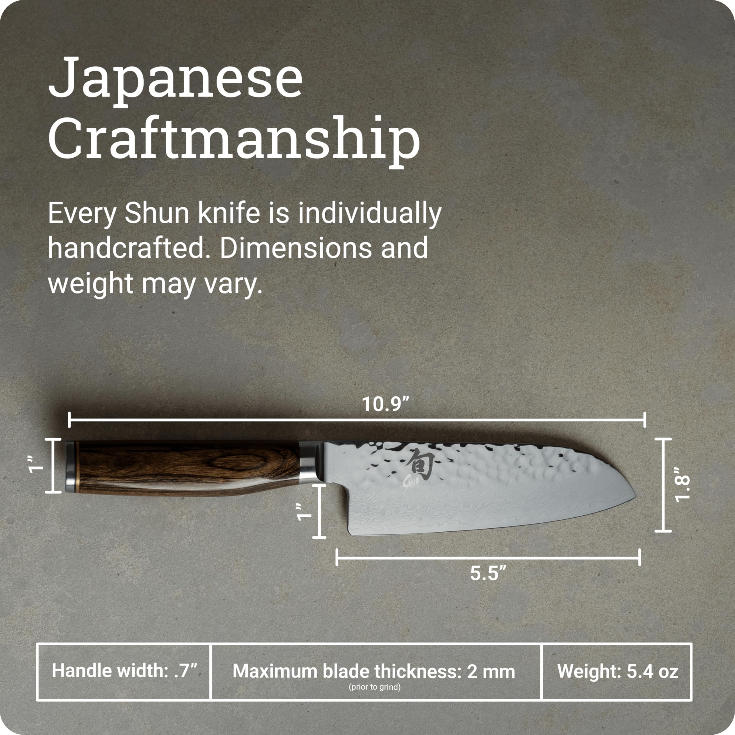 Shun Premier Santoku: filo ultradelgado para cortes precisos