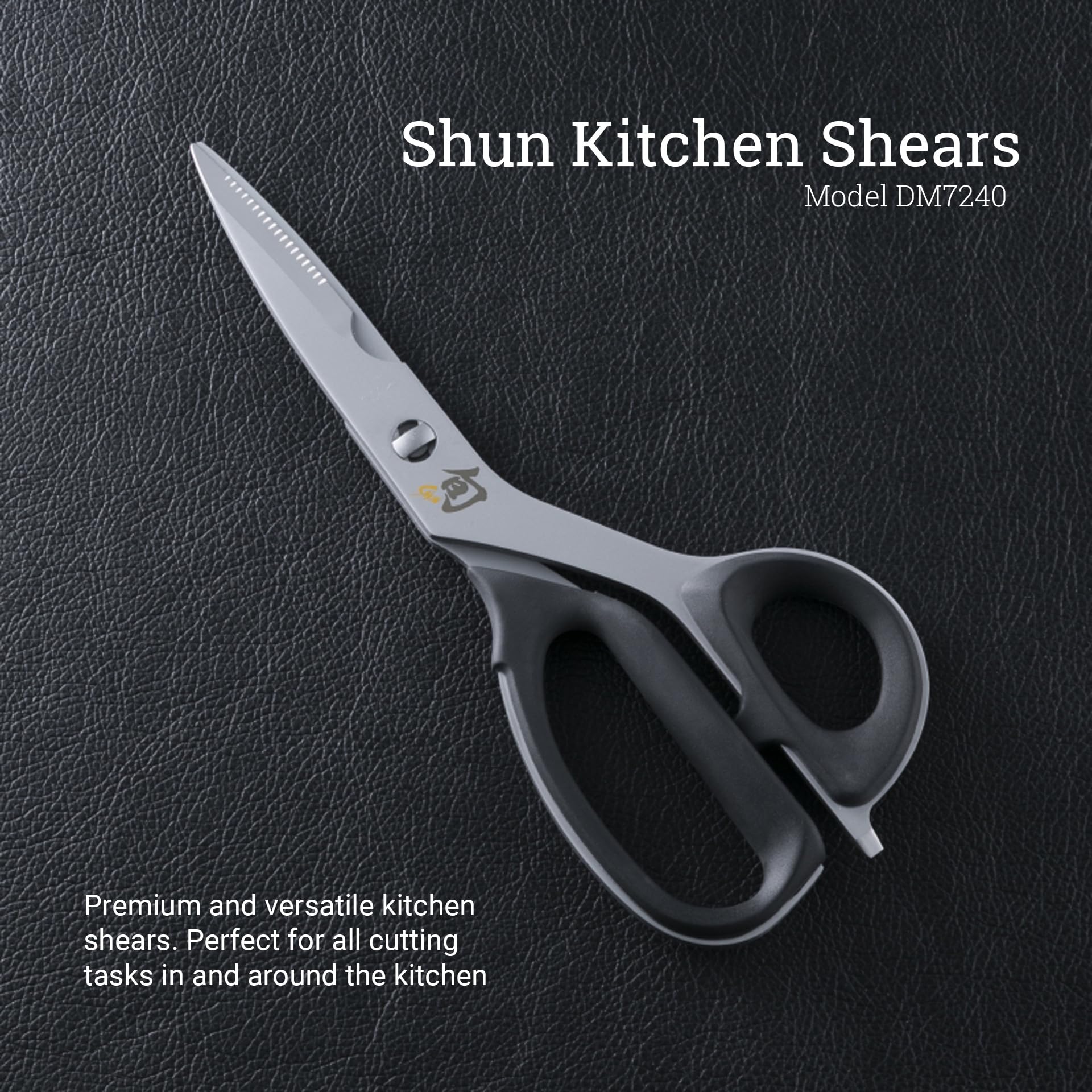 Tijeras Shun, corte-preciso-serrado ideal para tareas rápidas en la cocina.