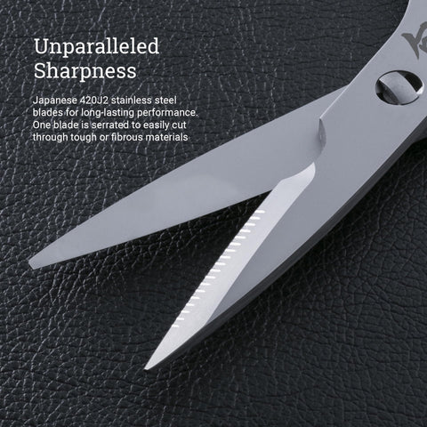 Cuchillas separables de Shun para limpieza fácil.