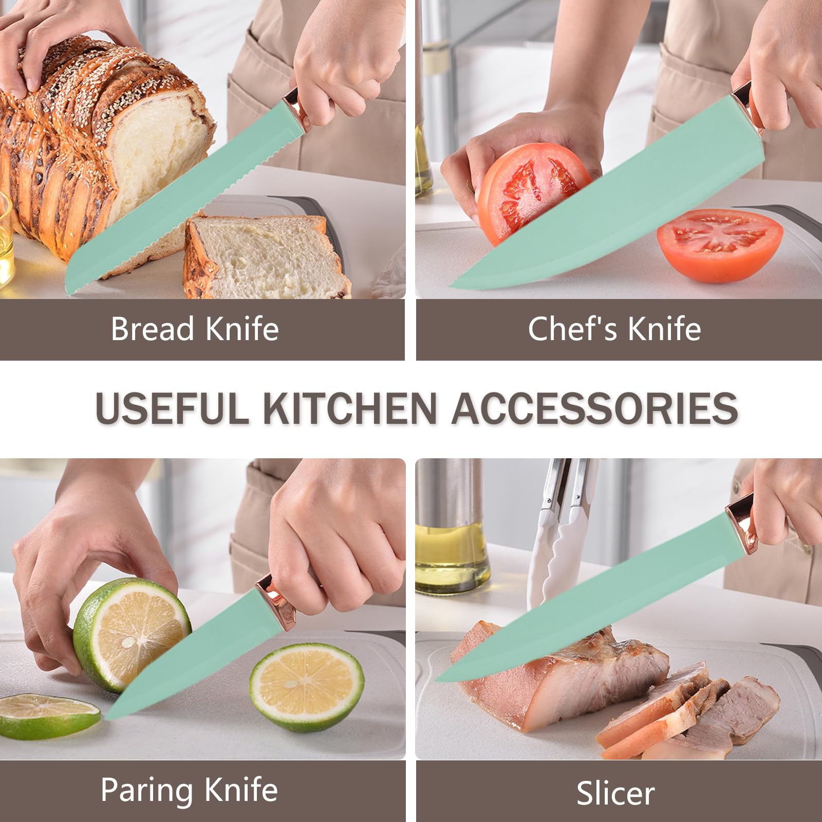 SHUNIKING tabla de cortar, superficie estable para picar con control.