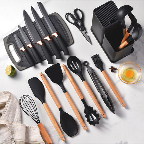 SHUNIKING utensilios de silicona resistentes al calor para uso diario