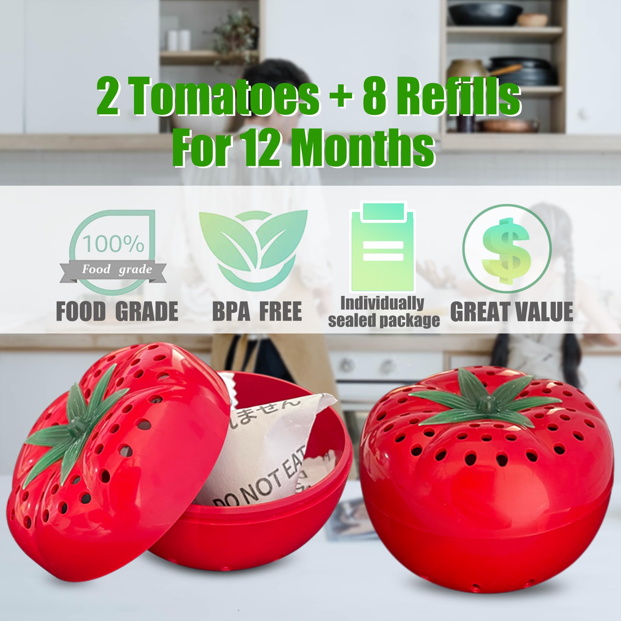 ShuRex bola ahorradora de frescura para frigorífico mantiene los alimentos más frescos.