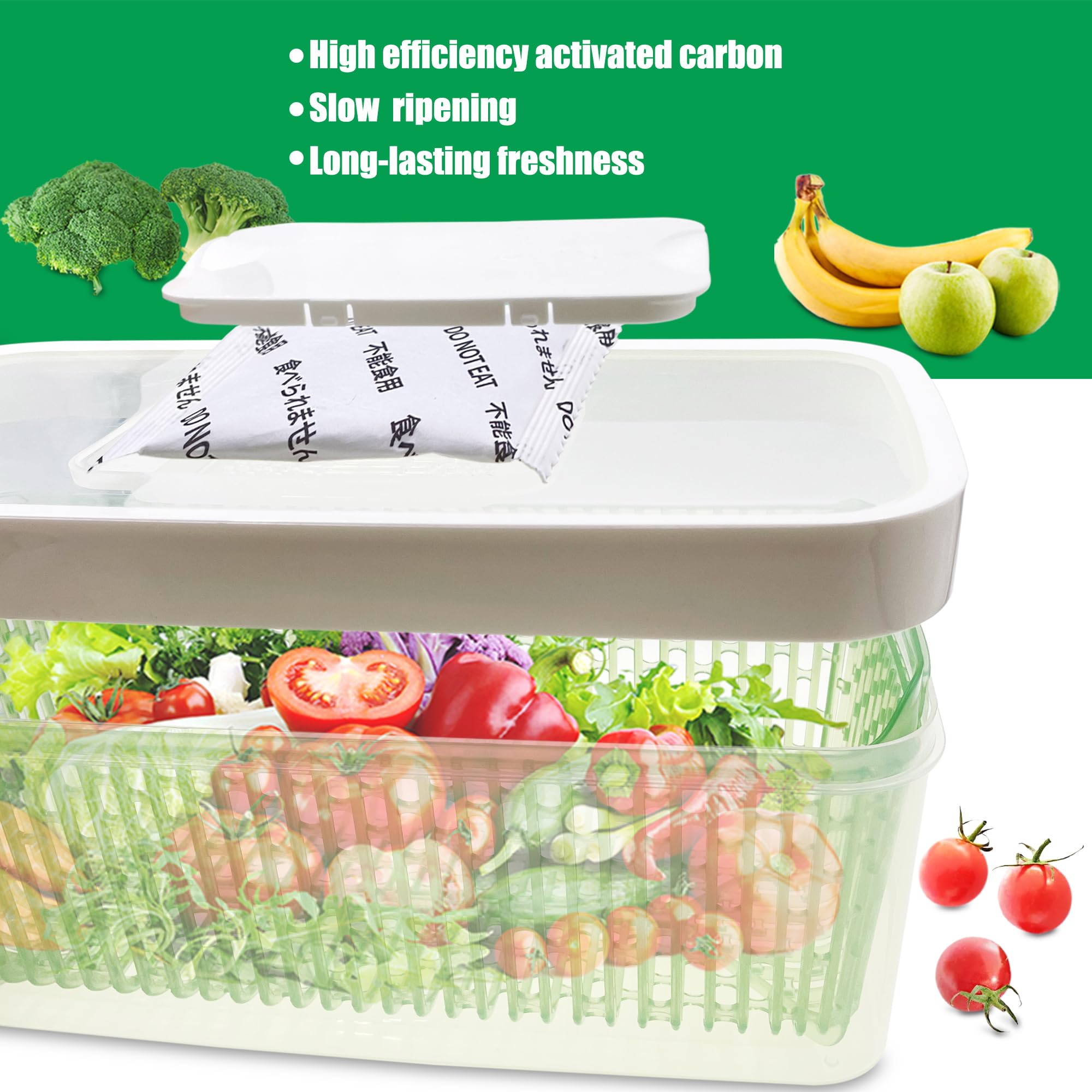 ShuRex recambios OxoGreenSaver insertos crisper para mantener hortalizas crujientes