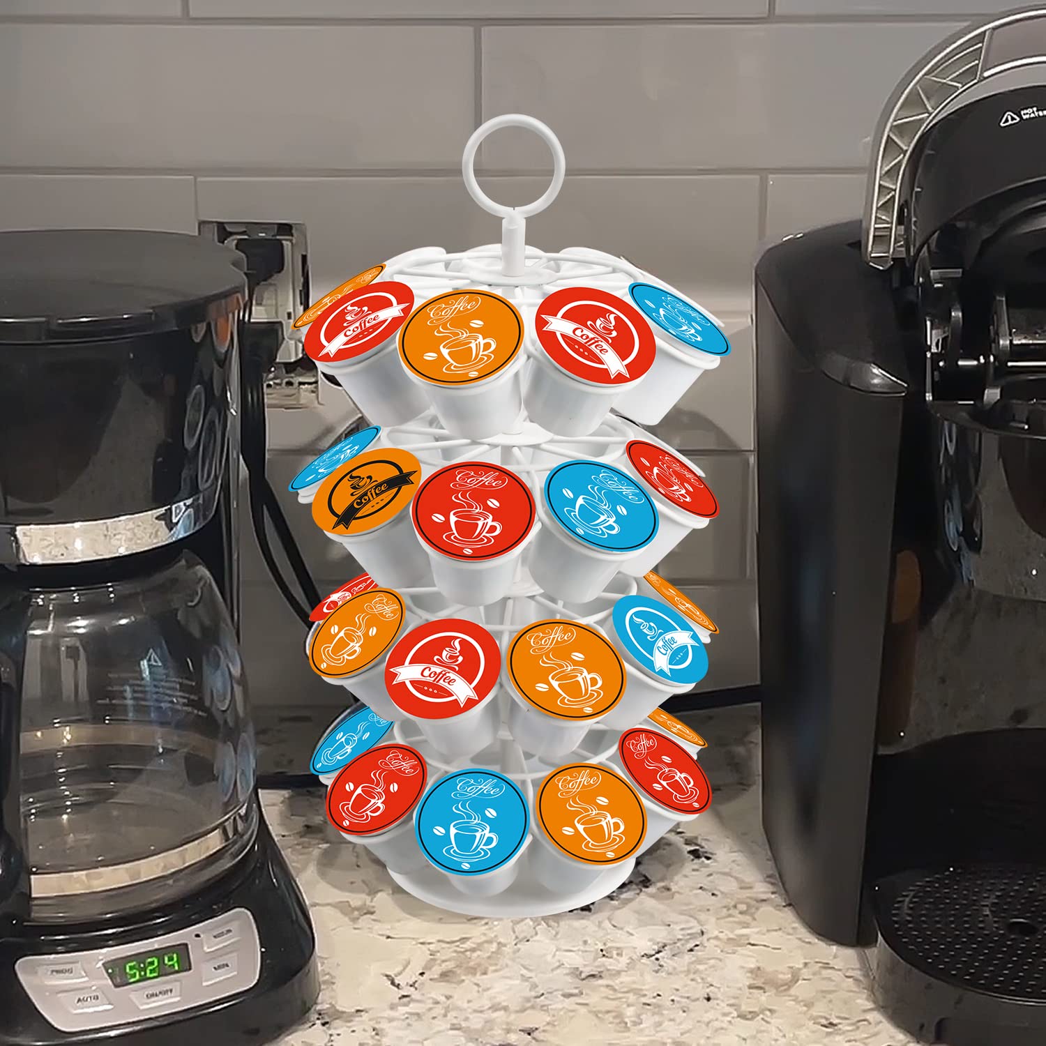 SHURFFY base giratoria 360°: ordena por sabor fácilmente.