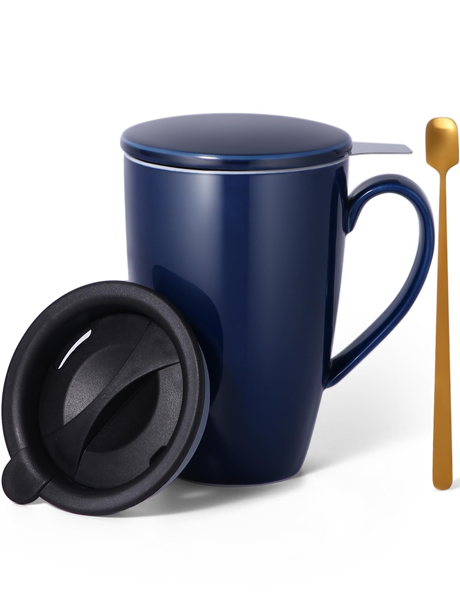 Taza SISETOP 17oz con infusor y tapa para infusión fácil
