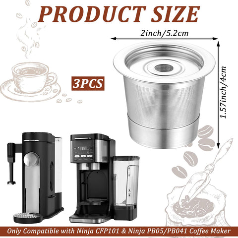 Sibosen filtro de acero inoxidable 304, duradero y ecológico para café