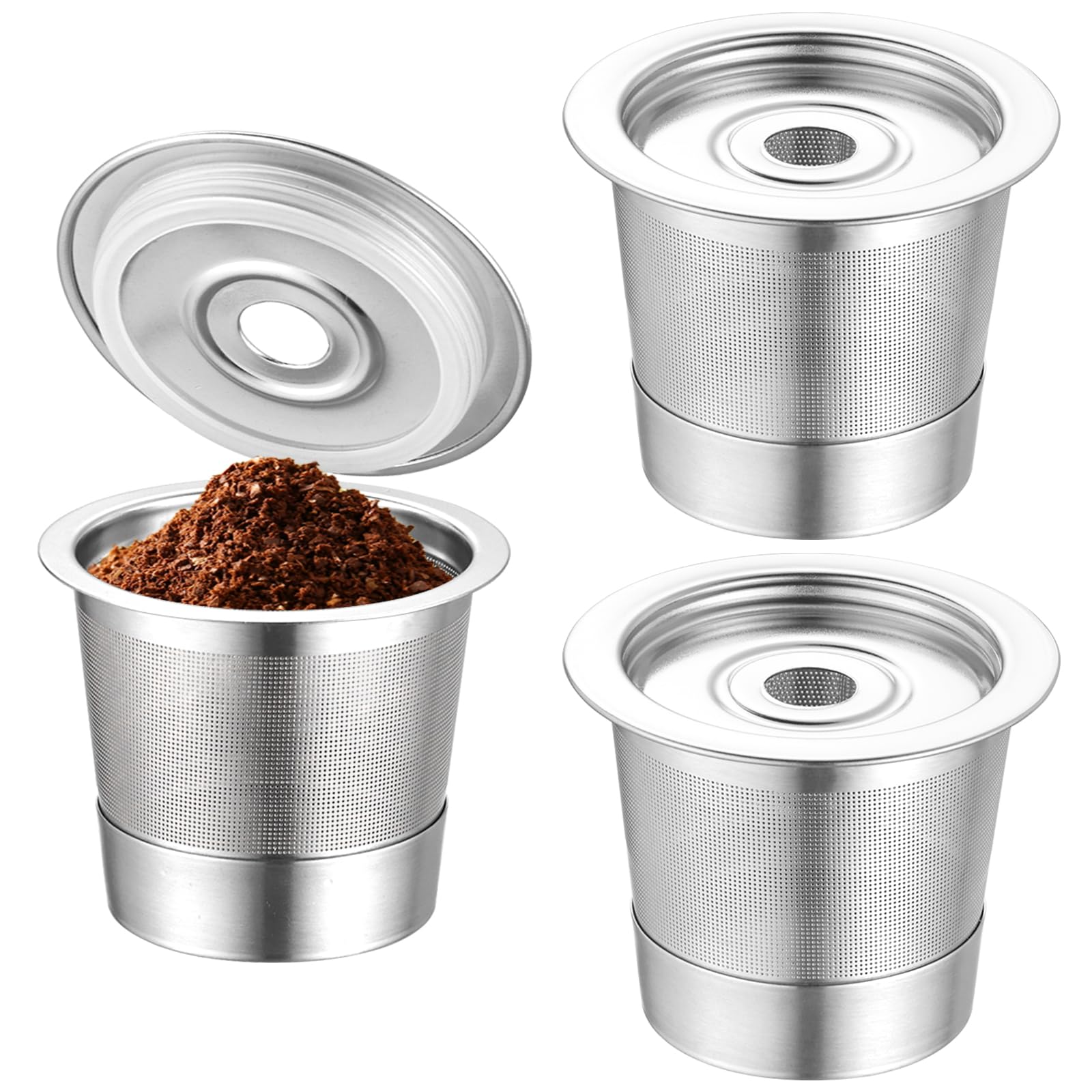 Sibosen K-Cups reutilizables para Ninja con compatibilidad exacta y uso diario