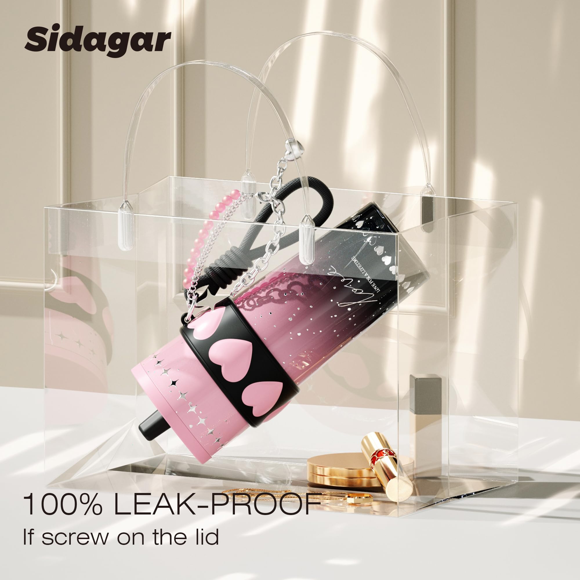 Sidagar 24oz tumbler frío-24h y caliente-12h, ideal para exteriores y oficina.