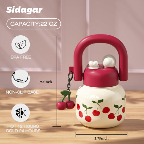 Sidagar acero inoxidable premium, duradera y libre de sabores no deseados.
