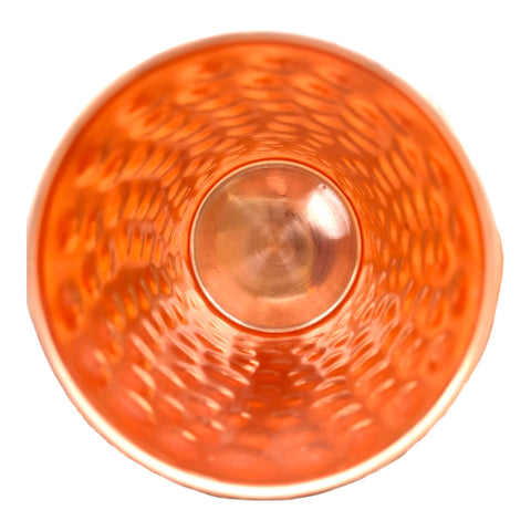Vaso de cobre martillado Siddhivinayak Overseas pieza decorativa funcional