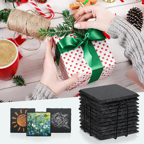 Posavasos SIJDIEE DIY para decorar con pintura o grabado
