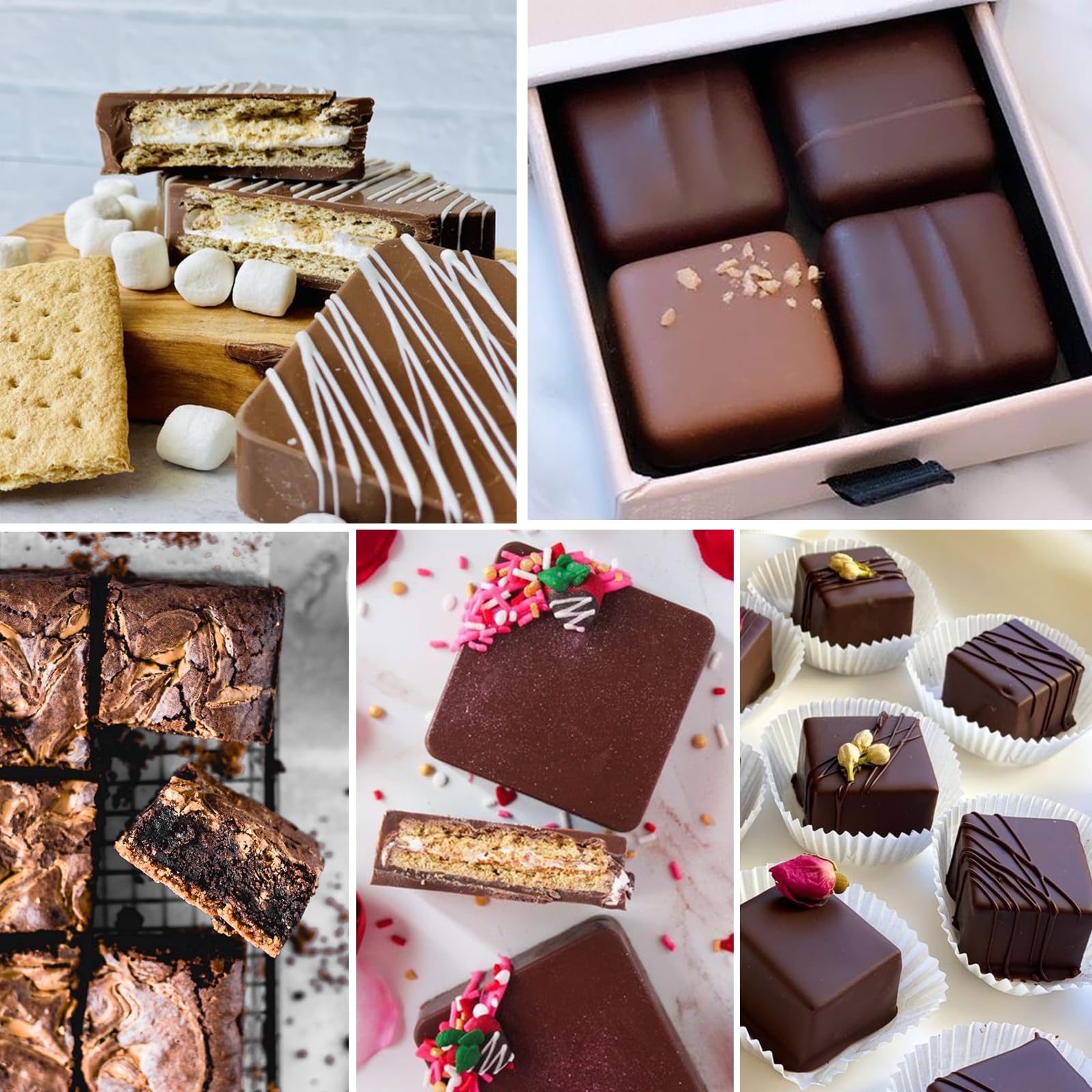 Sidosir uso casero de chocolate y galletas graham, para dulces snacks irresistibles