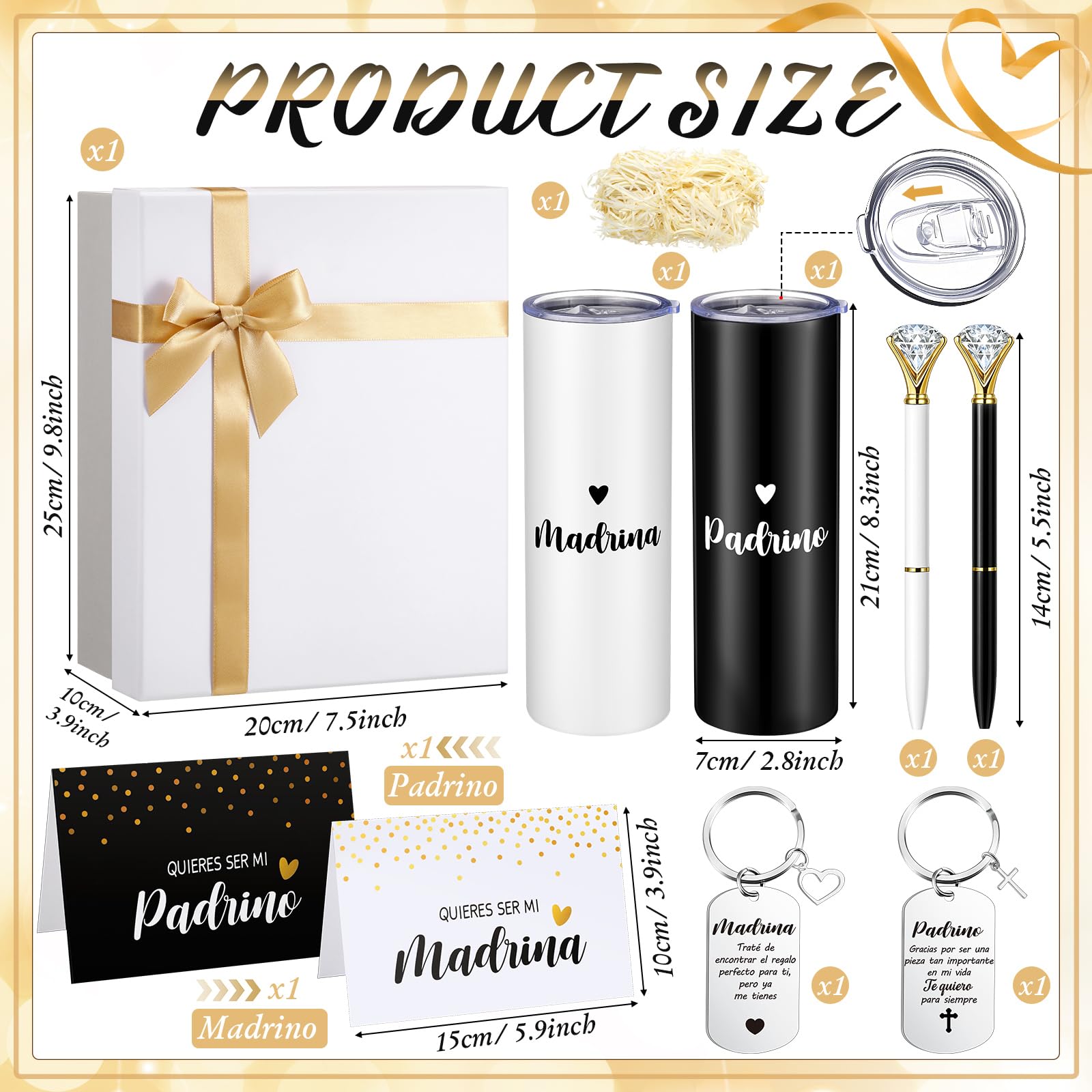 Sieral llavero regalo con diseño elegante para padrinos