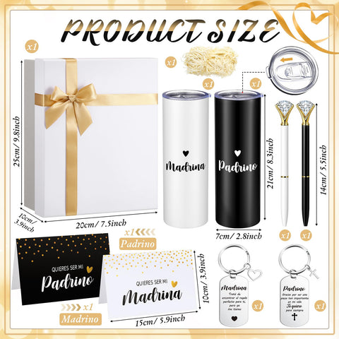 Sieral llavero regalo con diseño elegante para padrinos