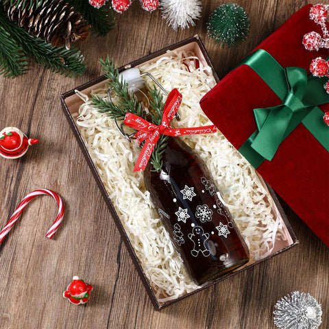 Ramas artificiales para decorar botellas Sieral en Navidad