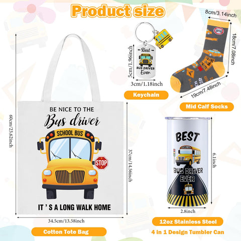 Sieral taza 4 en 1 12 oz con diseño de autobus, ideal para bebidas