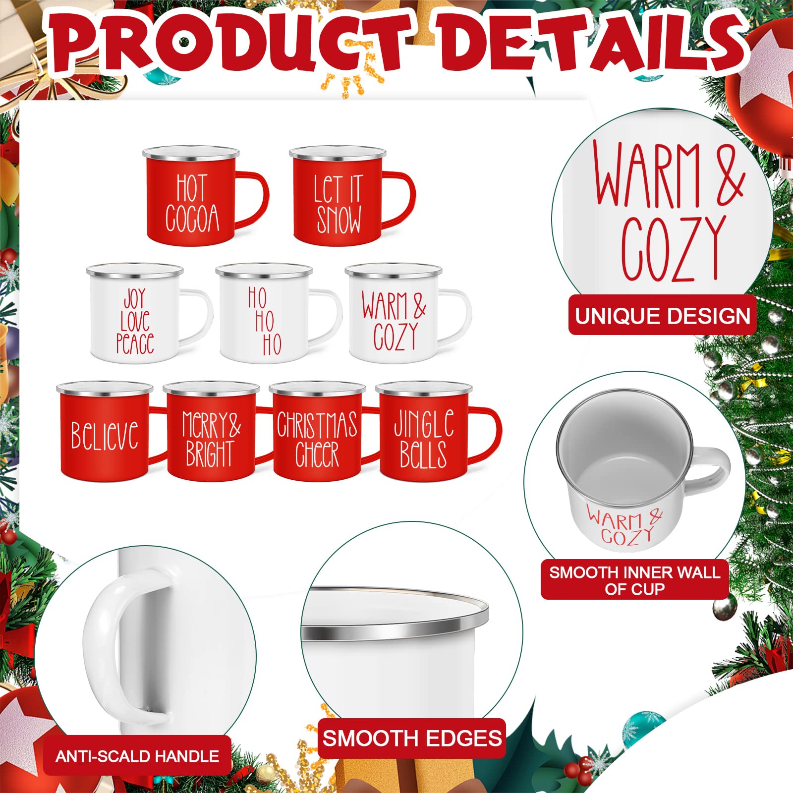 Conjunto de 18 tazas Sieral, para compartir en fiestas y cenas.