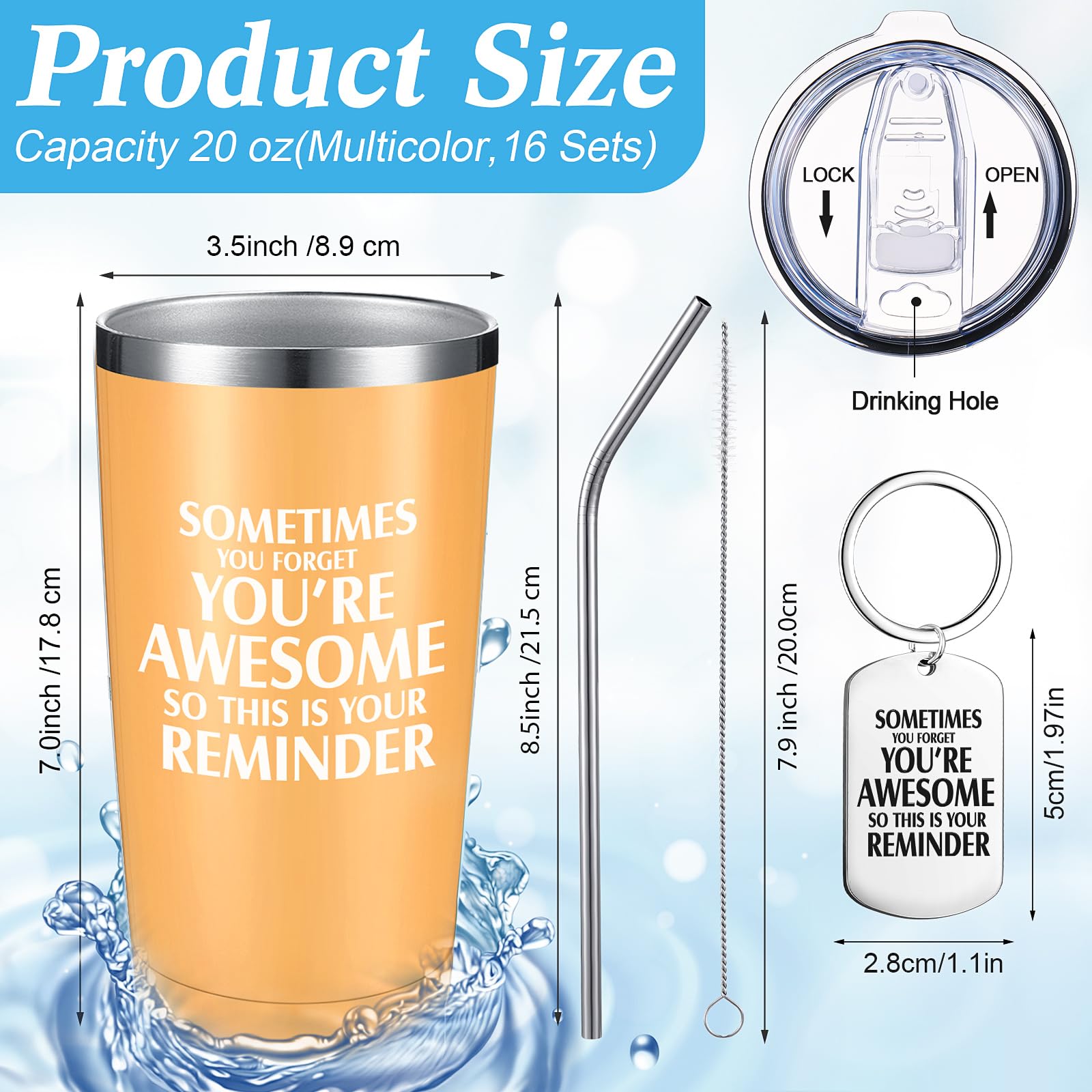 Vaso Sieral con aislamiento de doble pared para mantener bebidas a la temperatura