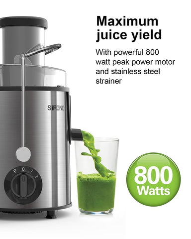 SiFENE filtro acero inoxidable jugo sin semillas ni pulpa