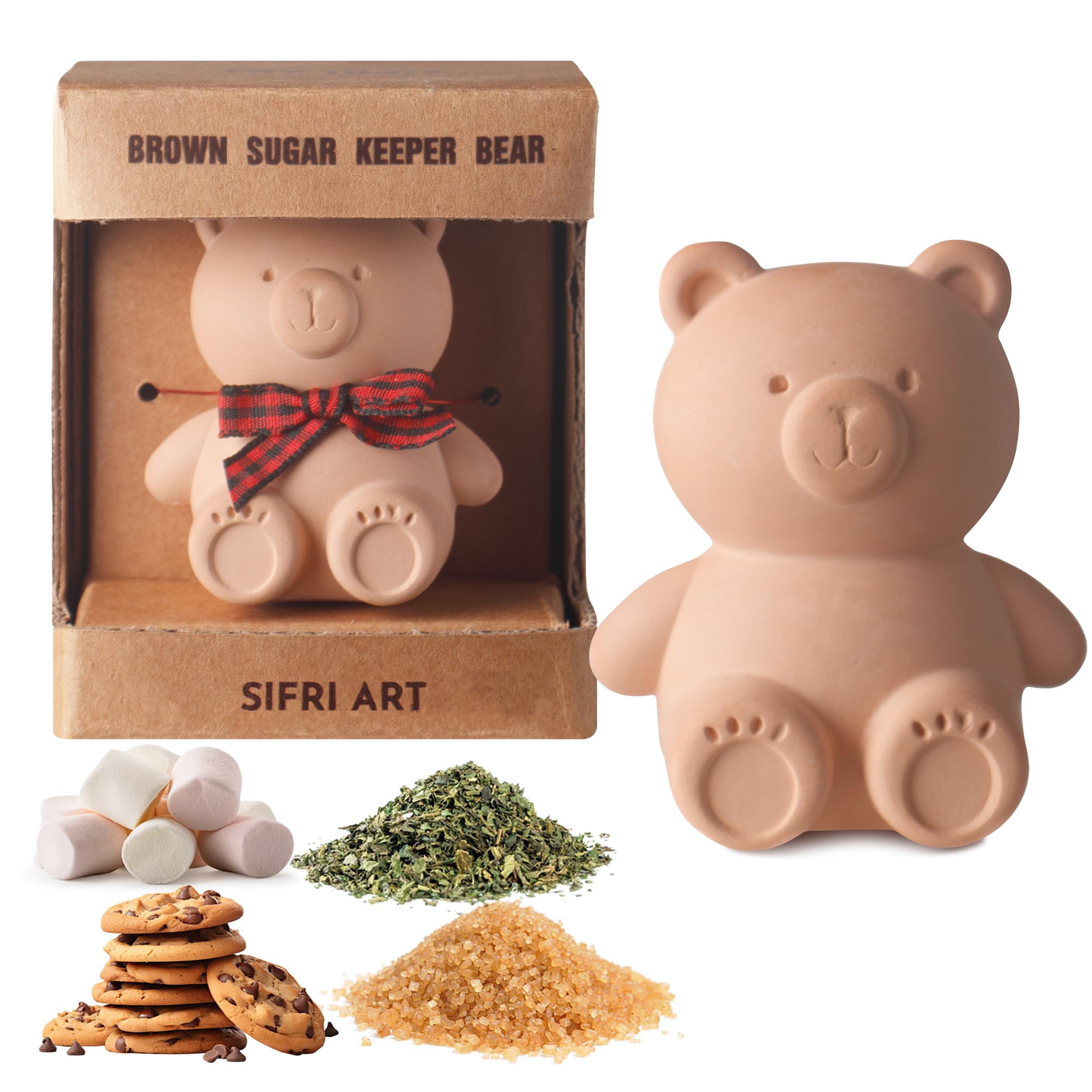 Sifri Art oso de barro diseño 3D que mejora la retención de humedad