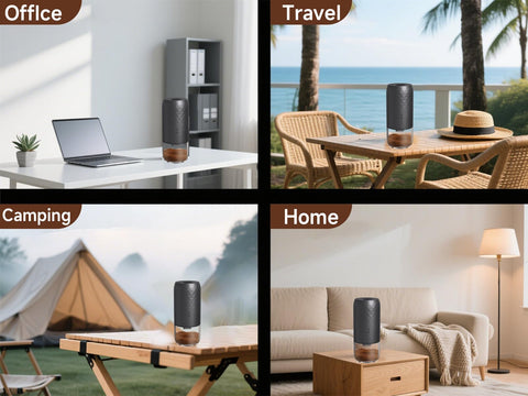 SIGBOT uso-multi-escenarios-hogar-viaje, ideal para casa, oficina o camping.