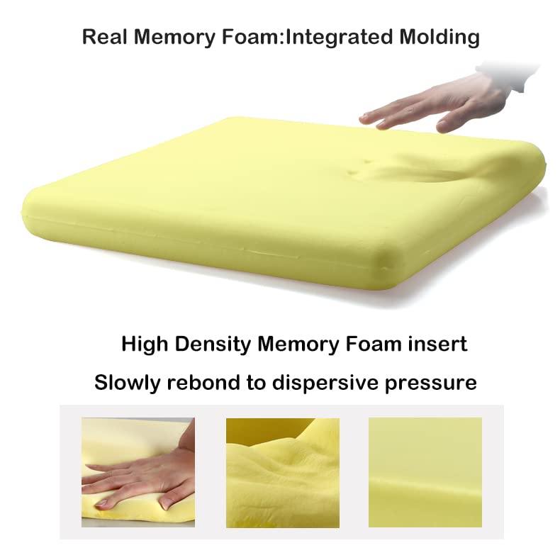 Cojín Sigmat con funda desmontable y lavable para limpieza sencilla.