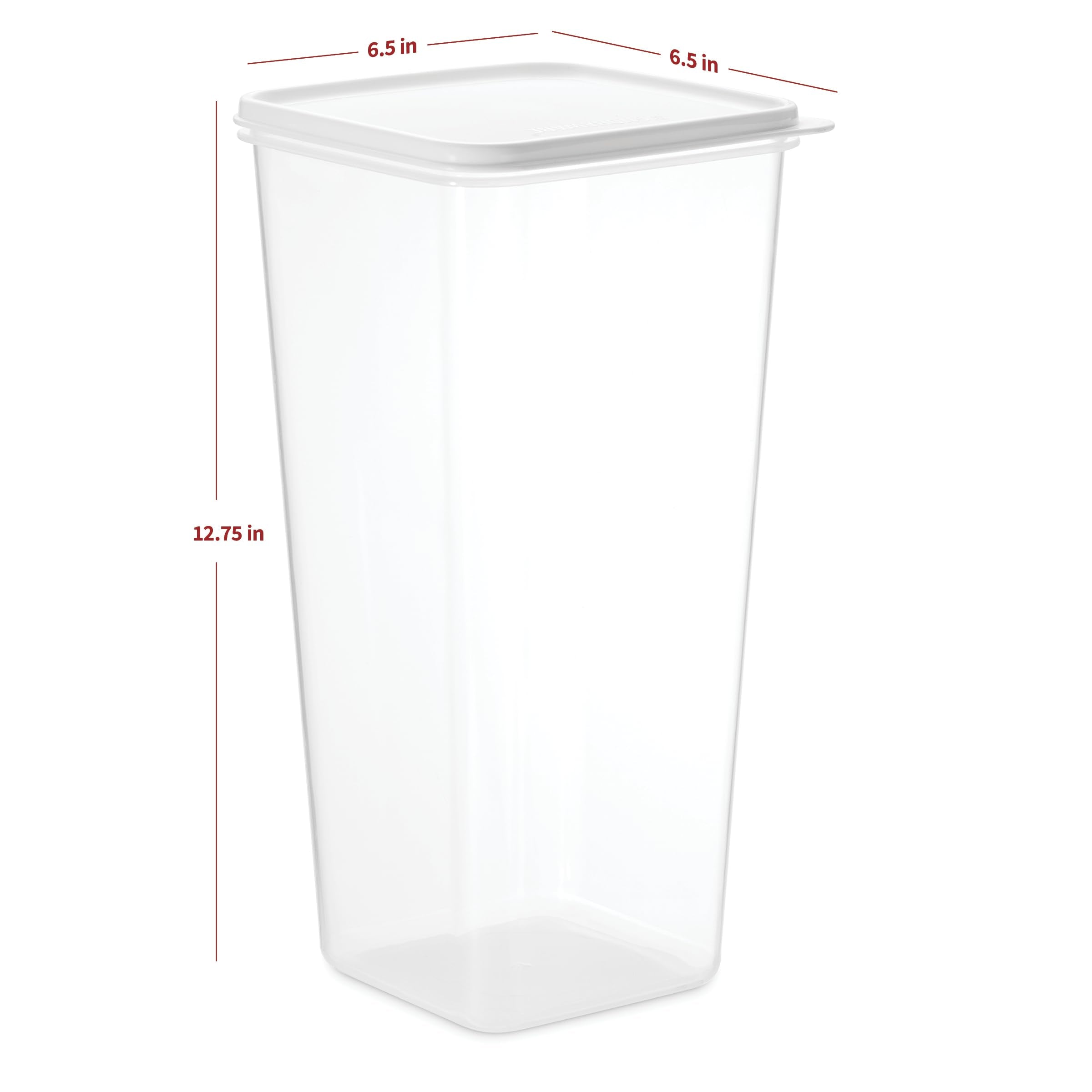 Signora Ware caja pan transparente facilita ver el contenido sin abrir